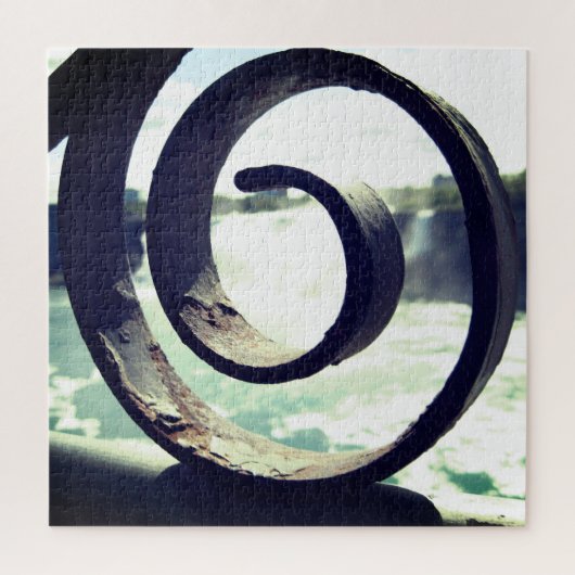 ナイアガラ秋アイコリラックスニック製鉄所の自気に動 ジグソーパズル (縦)