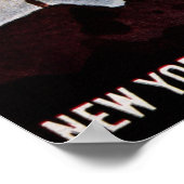 ナイアガラ秋アメリカウォーターフォールドヴィンテージトラベル ポスター (角)