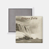 ナイアガラ秋アンティークセピアマグネット マグネット (正面/裏面)