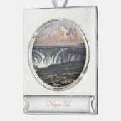 ナイアガラ秋ウォーター絵画カラーオーナメント シルバープレートバナーオーナメント (左)