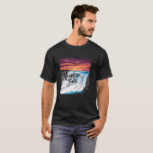 ナイアガラ秋オンタリオカナダサンセット Tシャツ (正面フル)
