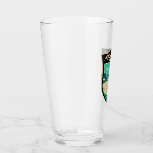 ナイアガラ秋オンタリオトラベルアートヴィンテージ タンブラーグラス (右)