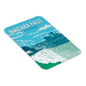 ナイアガラ秋オンタリオトラベルアートヴィンテージ マグネット (右側)