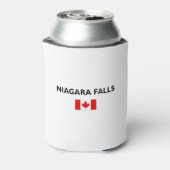 ナイアガラ秋カナダ国旗のライトカラー 缶クーラー (缶裏面)