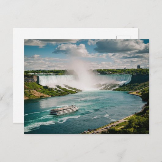 ナイアガラ秋ズカナダ,アメリカ ポストカード (正面/裏面)