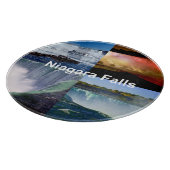 ナイアガラ秋ズニューヨークの写真ビュー カッティングボード (角)