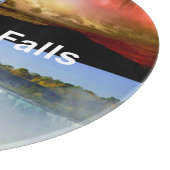 ナイアガラ秋ズニューヨークの写真ビュー カッティングボード (角)