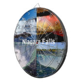 ナイアガラ秋ズニューヨークの写真ビュー ダーツボード (正面右)
