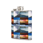 ナイアガラ秋ズニューヨークの写真ビュー フラスク (左)