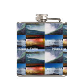 ナイアガラ秋ズニューヨークの写真ビュー フラスク (裏面)
