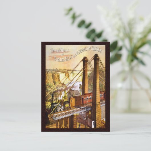 ナイアガラ秋ズニューヨークの写真ビュー ポストカード (スタンド正面)