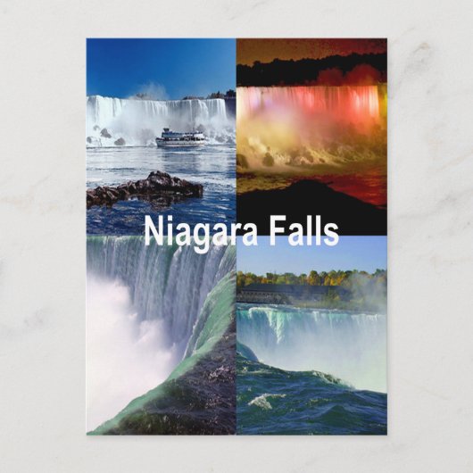 ナイアガラ秋ズニューヨークの写真ビュー ポストカード (正面)