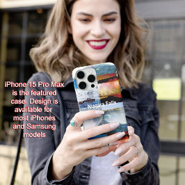 ナイアガラ秋ズニューヨークの写真ビュー iPhone 15 PRO MAXケース