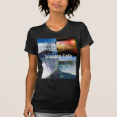 ナイアガラ秋ズニューヨークの写真ビュー Tシャツ (正面)