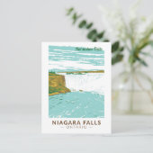 ナイアガラ秋ズホースシューズ秋トラベルアートヴィンテージ ポストカード (スタンド正面)