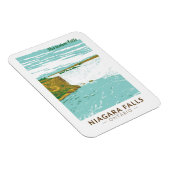 ナイアガラ秋ズホースシューズ秋トラベルアートヴィンテージ マグネット (右側)