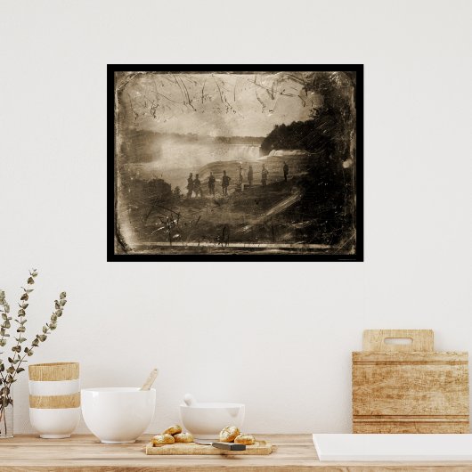 ナイアガラ秋ダゲレオタイプ1853 ポスター (キッチン)