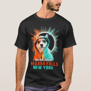 ナイアガラ秋ニューヨークトータル太陽のエクリプス2024 Tシャツ