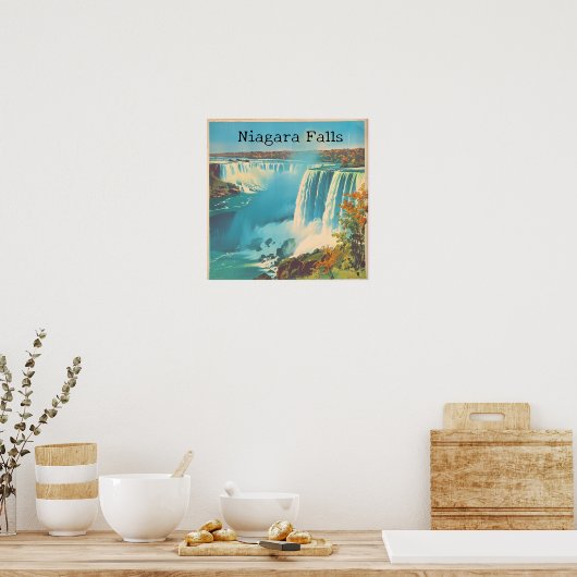 ナイアガラ秋ノスタルジア:ヴィンテージスタイル旅行芸術 ポスター (キッチン)