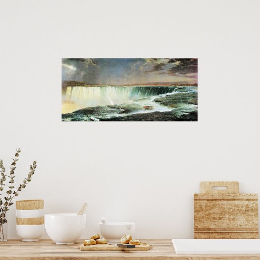 ナイアガラ秋バイフレデリック・エドウィン教会 ポスター (キッチン)