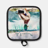 ナイアガラ秋マラードダックサミナリー 鍋敷き (正面)