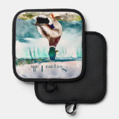 ナイアガラ秋マラードダックサミナリー 鍋敷き (正面/裏面)