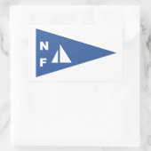 ナイアガラ秋ヨットクラブバーギー長方形ステッカー 長方形シール (バッグ)