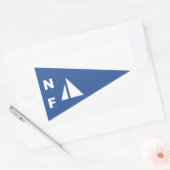 ナイアガラ秋ヨットクラブバーギー長方形ステッカー 長方形シール (封筒)