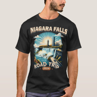 ナイアガラ秋ロードトリップ2024ファミリー Tシャツ