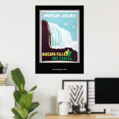 ナイアガラ秋ヴィンテージレトロプリント ポスター (ホームオフィス)