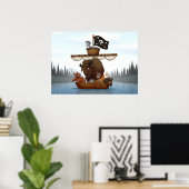 ナイアガラ秋広報スタントポスター ポスター (ホームオフィス)