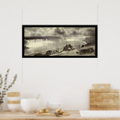 ナイアガラ秋、NY写真1909 ポスター (キッチン)