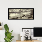 ナイアガラ秋、NY写真1909 ポスター (ホームオフィス)