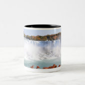 ナイアガラ・フォールズのアメリカの滝 ツートーンマグカップ (中央)