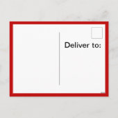 ナイアガラ・フォールズのバレンタインデーの郵便はがき シーズンポストカード (裏面)