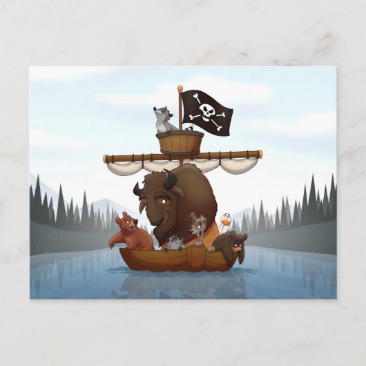 ナイアガラ・フォールズの公表の発育阻害の郵便はがき ポストカード (正面)