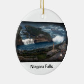 ナイアガラ・フォールズの記念品及びギフト セラミックオーナメント (右)