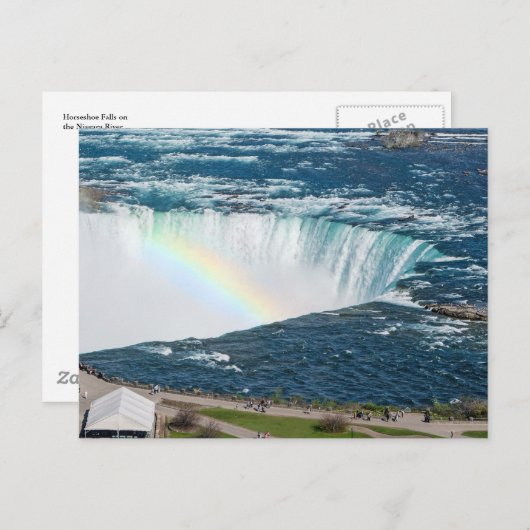 ナイアガラ・フォールズの郵便はがき ポストカード (正面/裏面)