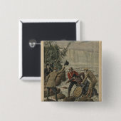 ナイアガラ・フォールズを交差させるバレルの人 缶バッジ (正面&裏面)