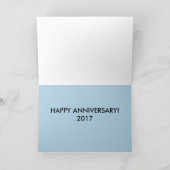 ナイアガラ・フォールズ記念日カード カード (内部)