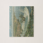 ナイアガラ・フォールズNY (1893年)のヴィンテージの絵解き地図 ジグソーパズル (縦)