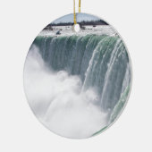 ナイアガラFのカナダ人の滝か蹄鉄の滝 セラミックオーナメント (左)