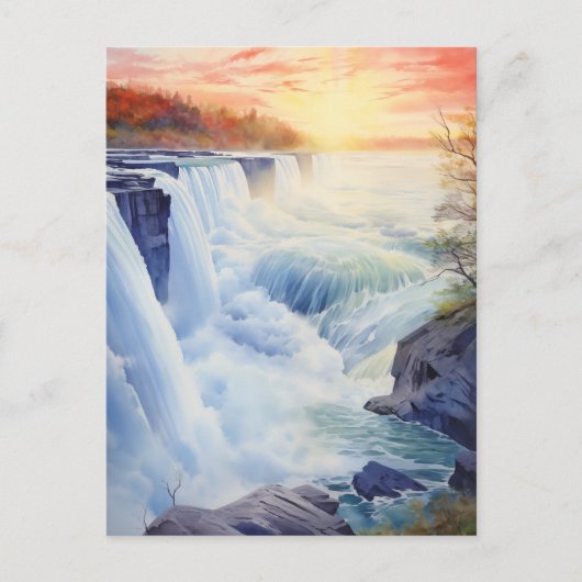 ナイアガ威厳のあるラ秋#12 ポストカード (正面)