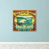 ナイアグラオレンジラベル キャンバスプリント (インサイチュ (ウッドフロア))