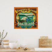 ナイアグラオレンジラベル ポスター (キッチン)