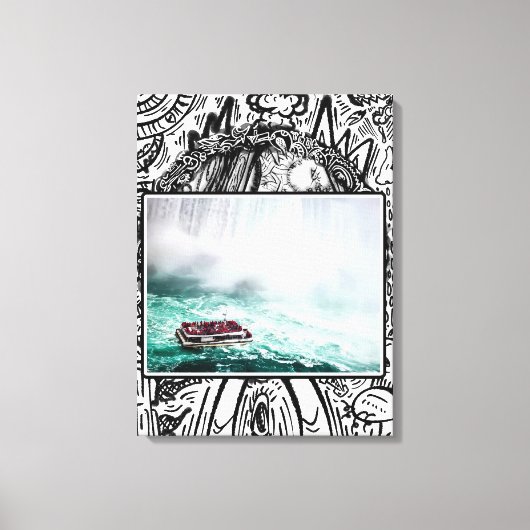 ナイアグラ秋の良い側 キャンバスプリント (正面)