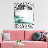 ナイアグラ秋の良い側 キャンバスプリント (インサイチュ (リビング))