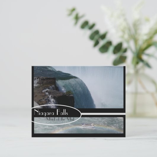 ナイアグラ秋ミストのメイド ポストカード (スタンド正面)