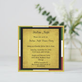 ナイイタリアントディナーパーティの招待状広場 招待状 (スタンド正面)