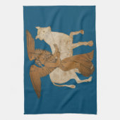 ナイキと雄牛 キッチンタオル (縦)